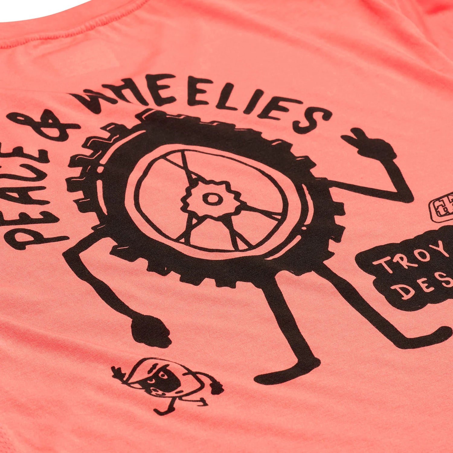 Troy Lee Designs SKYLINE LONG SLEEVE RIDE TEE P&W MELON PRINT