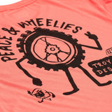 Troy Lee Designs SKYLINE LONG SLEEVE RIDE TEE P&W MELON PRINT