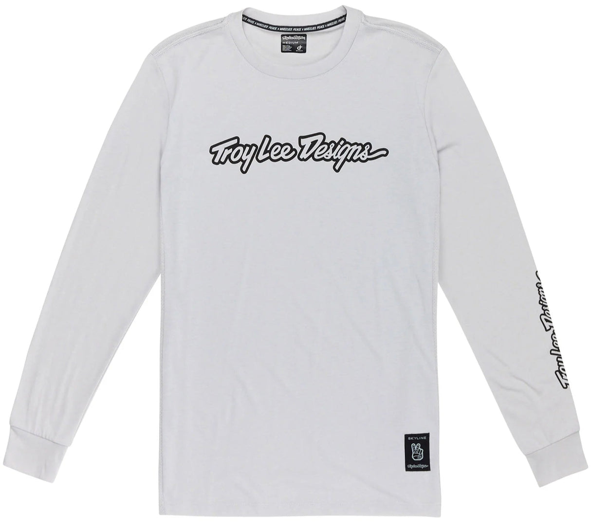 Troy Lee Designs SKYLINE LONG SLEEVE RIDE TEE SIGNATURE MIST FRONT