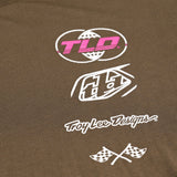 Troy Lee Designs SKYLINE LONG SLEEVE RIDE TEE WORLDWIDE CAPER PRINT