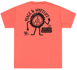 Troy Lee Designs SKYLINE SHORT SLEEVE RIDE TEE P&W MELON BACK