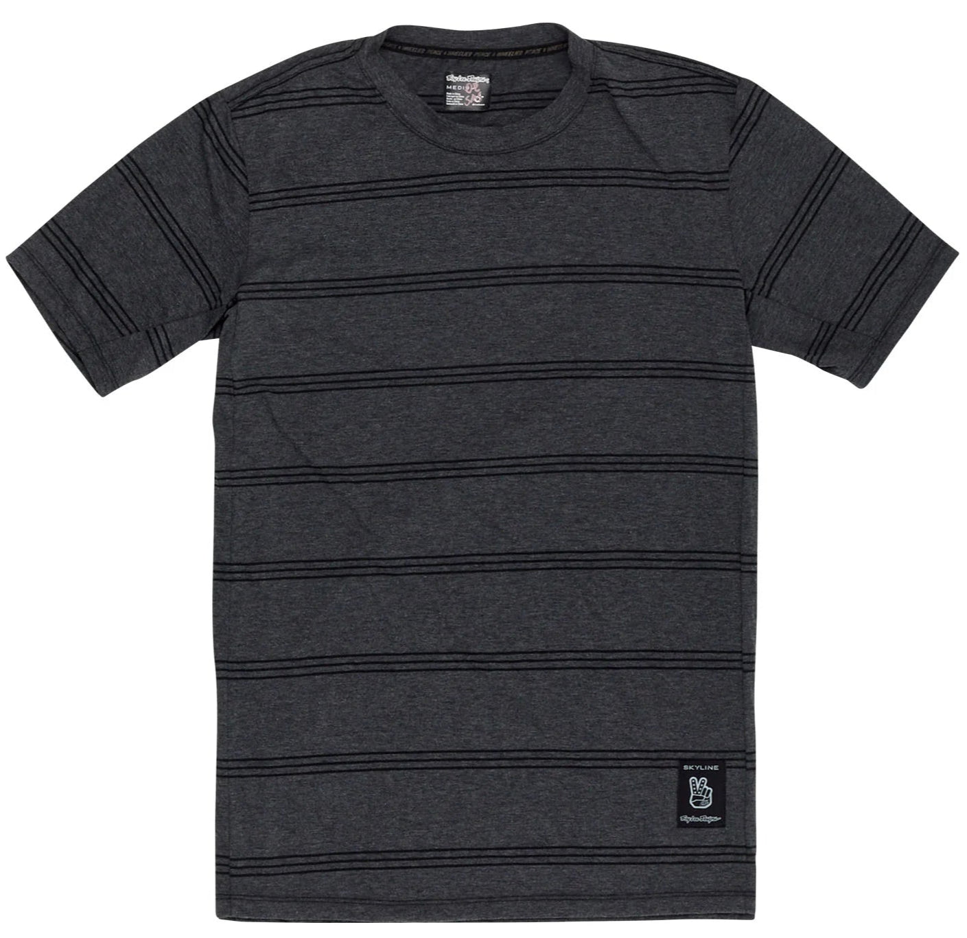 Troy Lee Designs SKYLINE SHORT SLEEVE RIDE TEE WASHED OUT DARK CLOUD FRONT