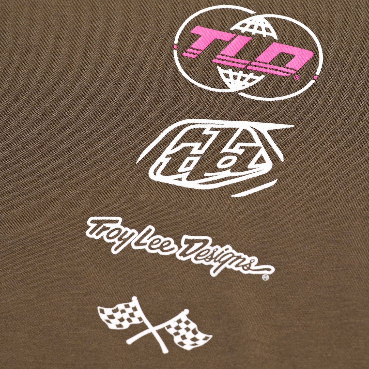 Troy Lee Designs SKYLINE SHORT SLEEVE RIDE TEE WORLDWIDE CAPER PRINT