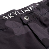 Troy Lee Designs SKYLINE SHORT SHELL SCRUBLAND CARBON BUTTON