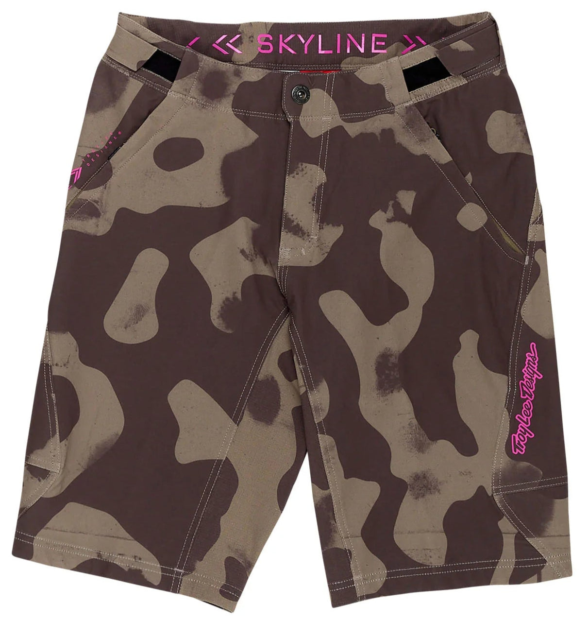Troy Lee Designs SKYLINE SHORT SHELL SCRUBLAND OLIVE FRONT