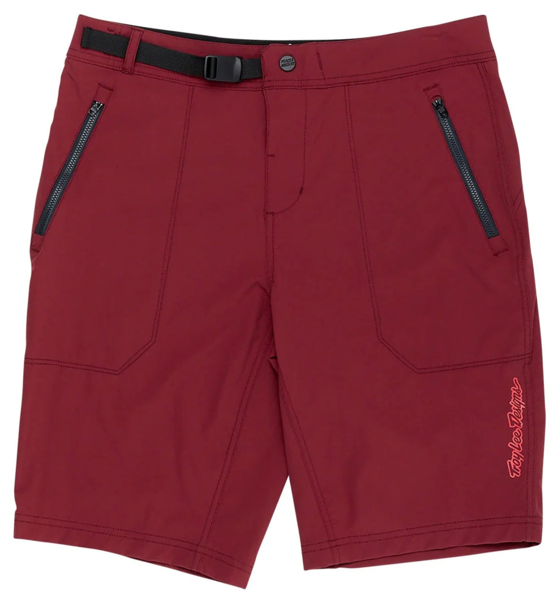 Troy Lee Designs SKYLINE TRAIL SHORT SHELL MONO OXBLOOD FRONT