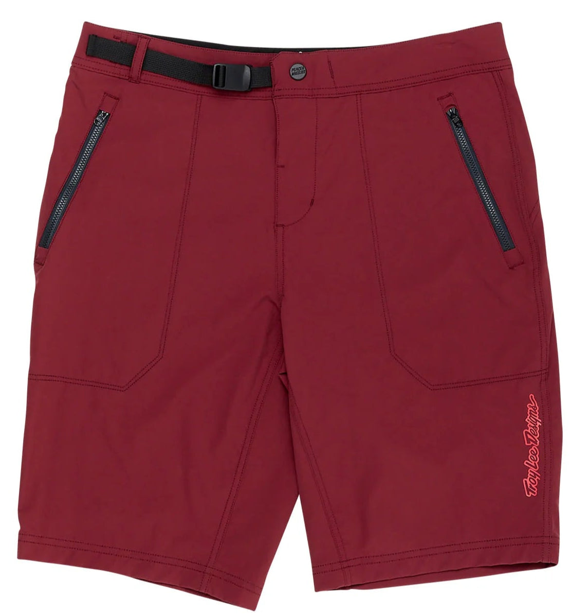 Troy Lee Designs SKYLINE TRAIL SHORT w/liner MONO OXBLOOD FRONT