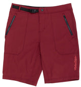 Troy Lee Designs SKYLINE TRAIL SHORT w/liner MONO OXBLOOD FRONT