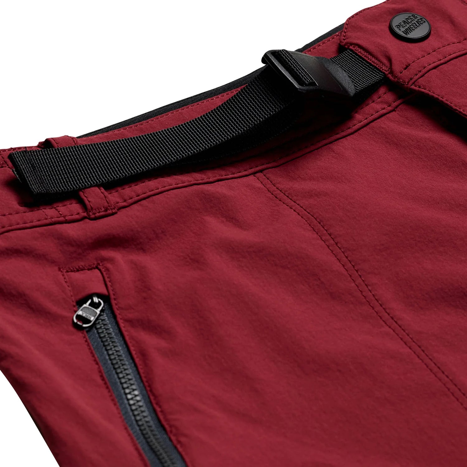 Troy Lee Designs SKYLINE TRAIL SHORT SHELL MONO OXBLOOD DETAIL
