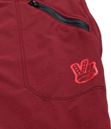 Troy Lee Designs SKYLINE TRAIL SHORT w/liner MONO OXBLOOD SIDE PRINT