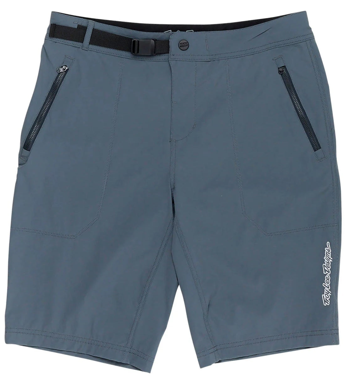 Troy Lee Designs SKYLINE SHORT SHELL MONO STEEL BLUE FRONT