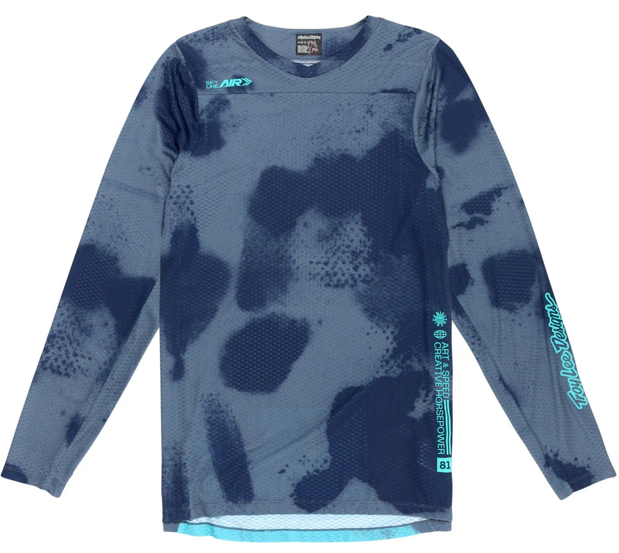 Troy Lee Designs SKYLINE AIR LS JERSEY FLARED STEEL FRONT