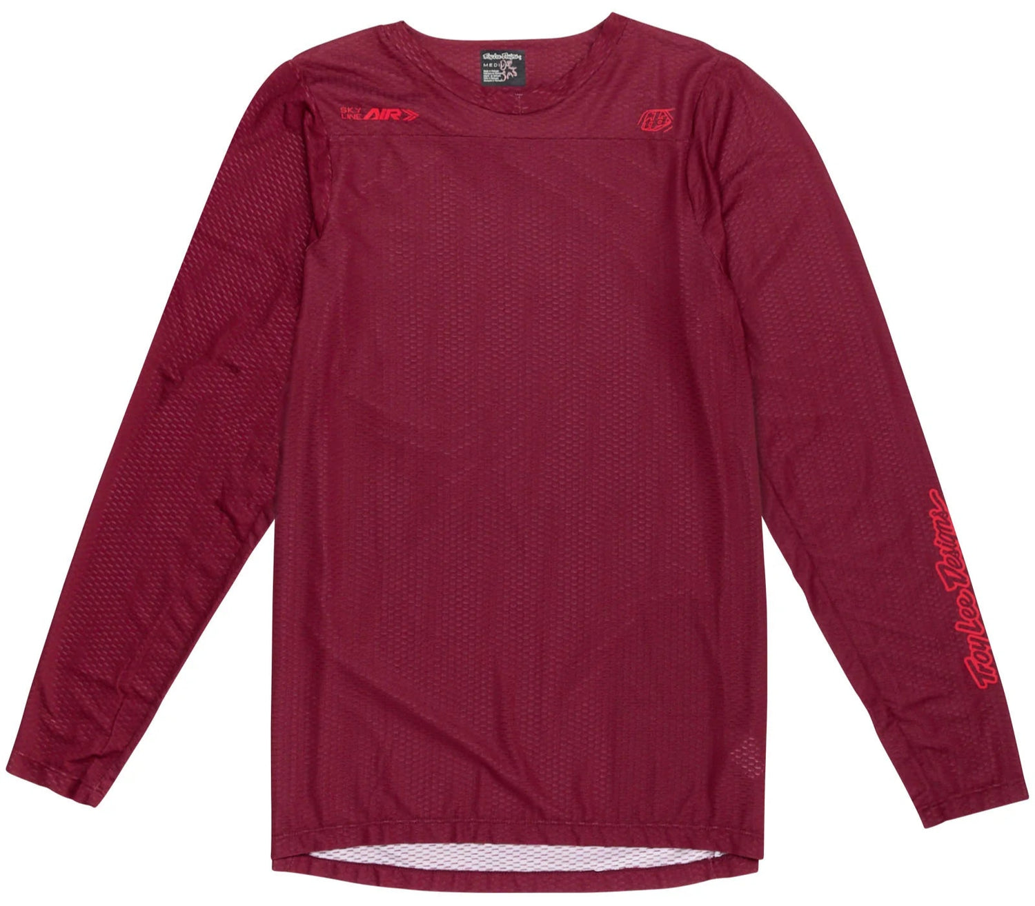 Troy Lee Designs SKYLINE AIR LS JERSEY MONO OXBLOOD FRONT