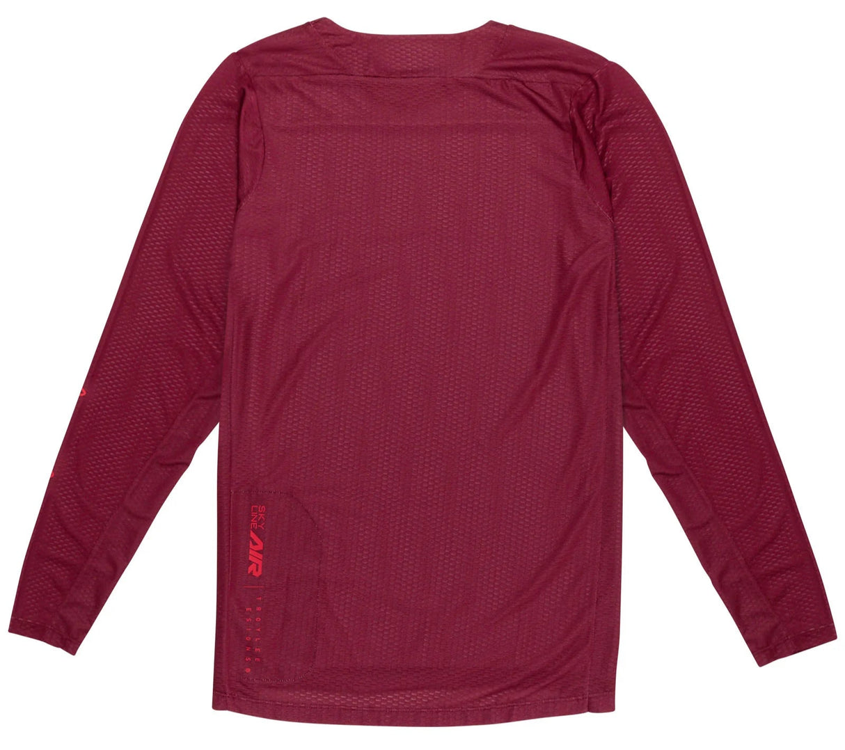 Troy Lee Designs SKYLINE AIR LS JERSEY MONO OXBLOOD BACK