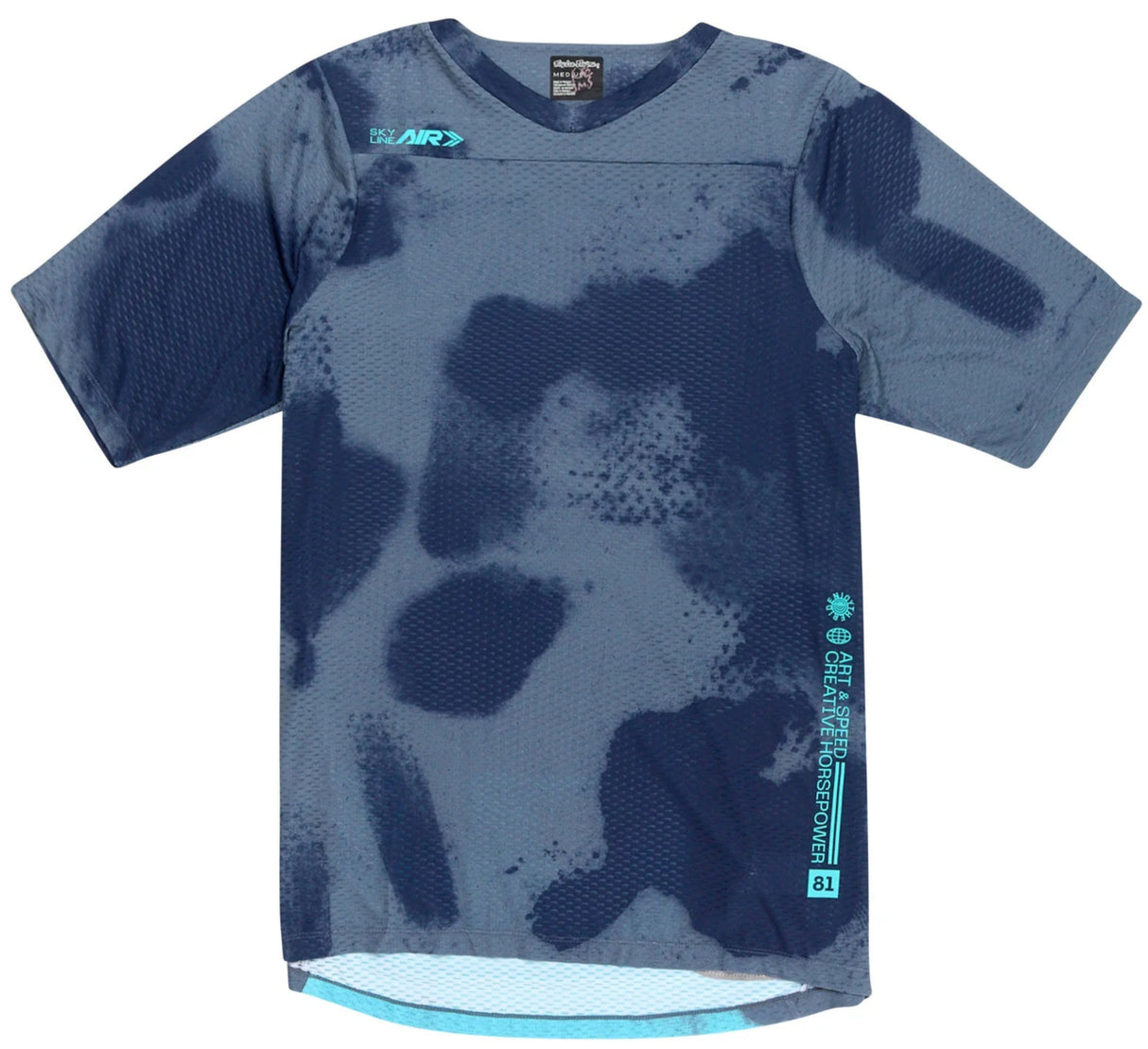 Troy Lee Designs SKYLINE AIR SS JERSEY FLARED STEEL FRONT