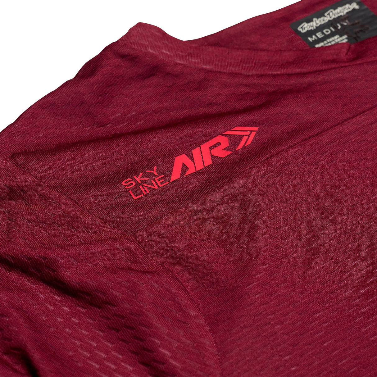 Troy Lee Designs SKYLINE AIR SS JERSEY MONO OXBLOOD FRONT PRINT