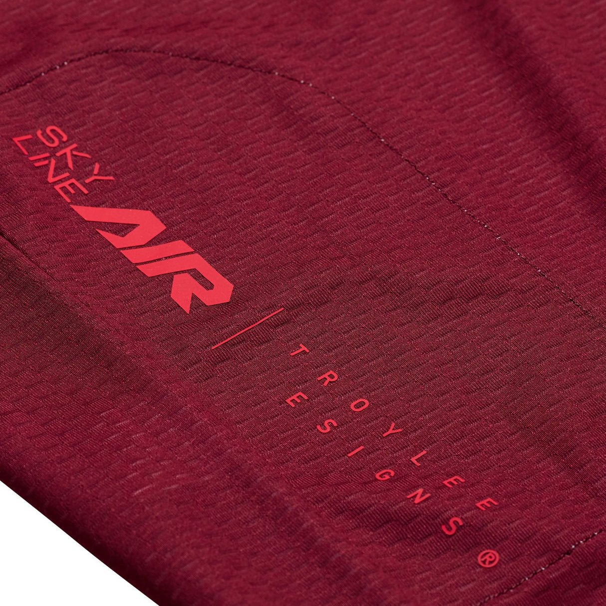 Troy Lee Designs SKYLINE AIR SS JERSEY MONO OXBLOOD DETAIL