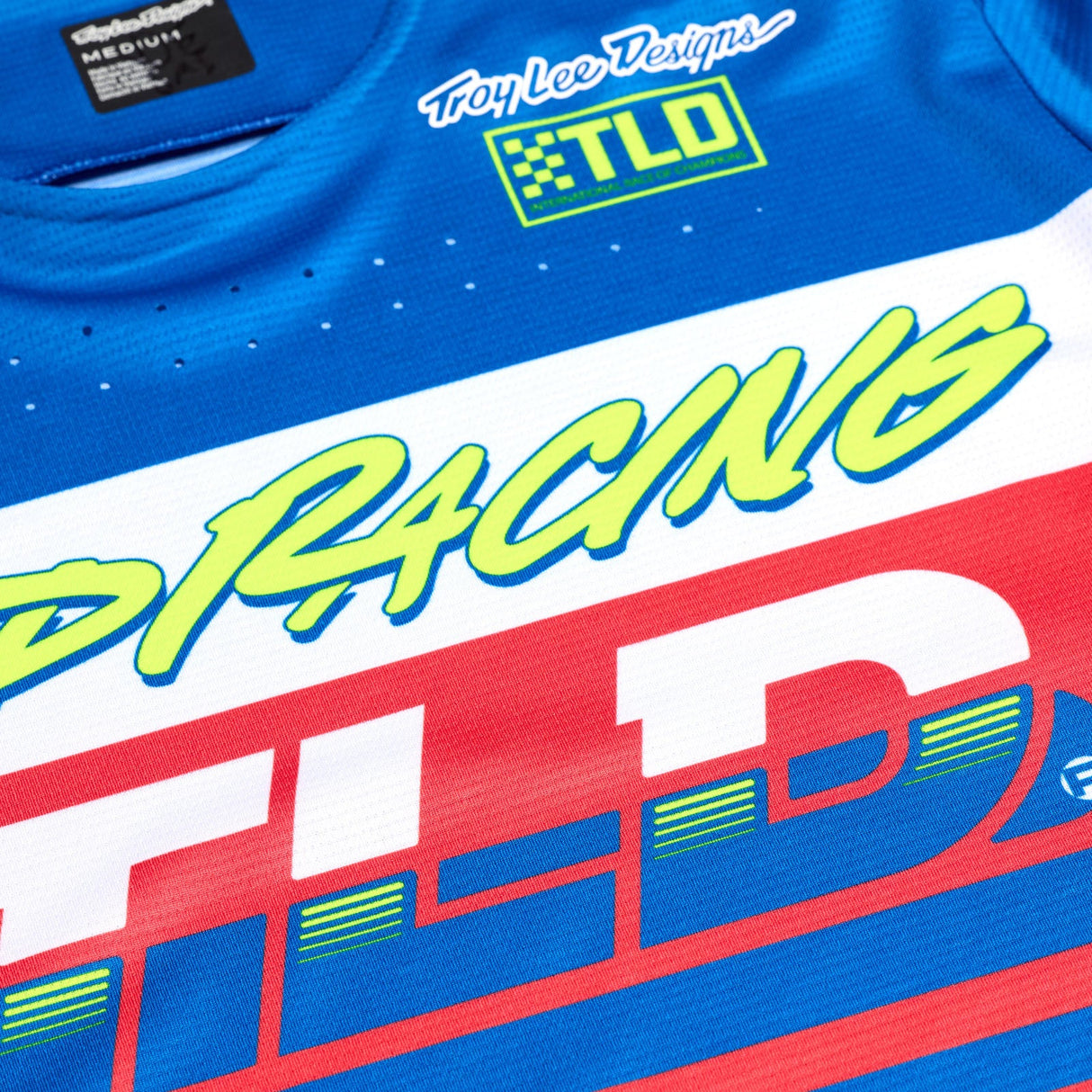Troy Lee Designs SPRINT JERSEY FIFTY-50 FIERY RED FRONT PRINT