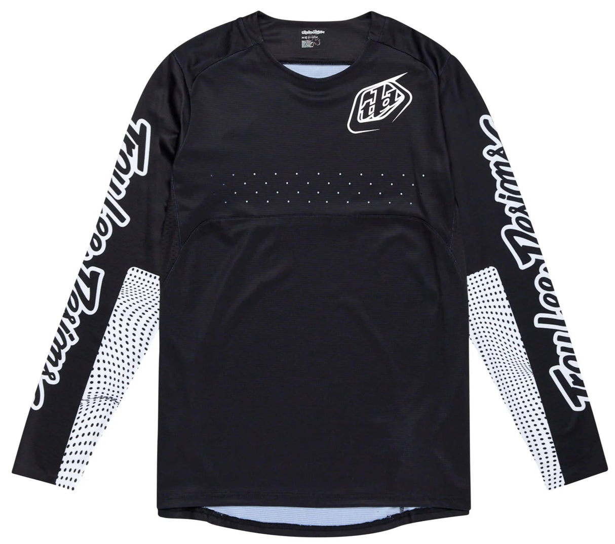 Troy Lee Designs SPRINT JERSEY MONO BLACK FRONT 