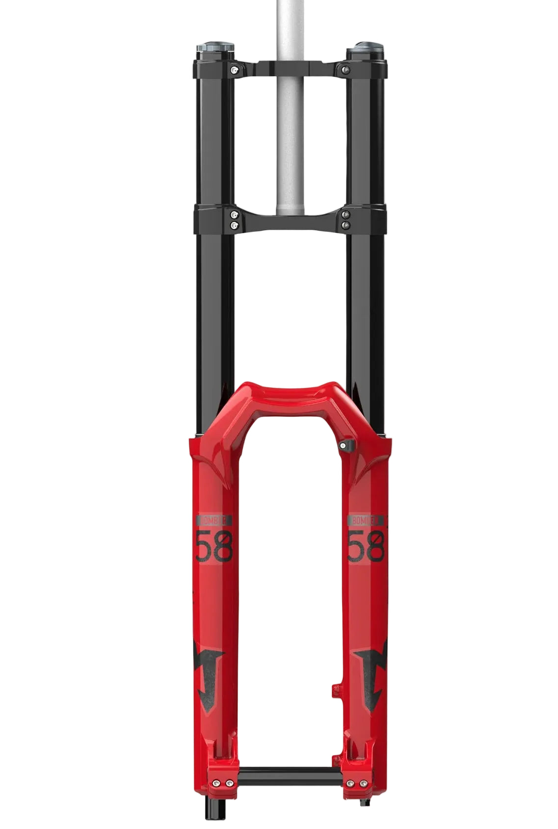 Marzocchi Bomber 58 Fork 27.5" 203mm   GRIP Damper (LSC)   20x110 DH   51mm Offset   Gloss Red
