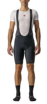 CASTELLI ENTRATA BIB SHORT SAVILE BLACK FRONT