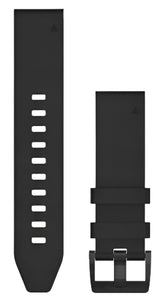 Garmin QuickFit 22 Watch Band - Black leather