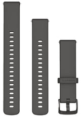 Garmin Quick Release Bands, Pebble Grey with slate hardware (18 mm)