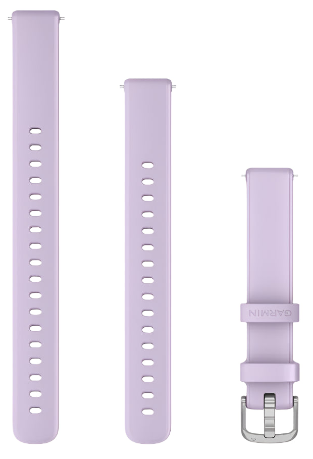 Garmin Lily 2 Bands 14mm, Jasmine  Silicone with silver hardware