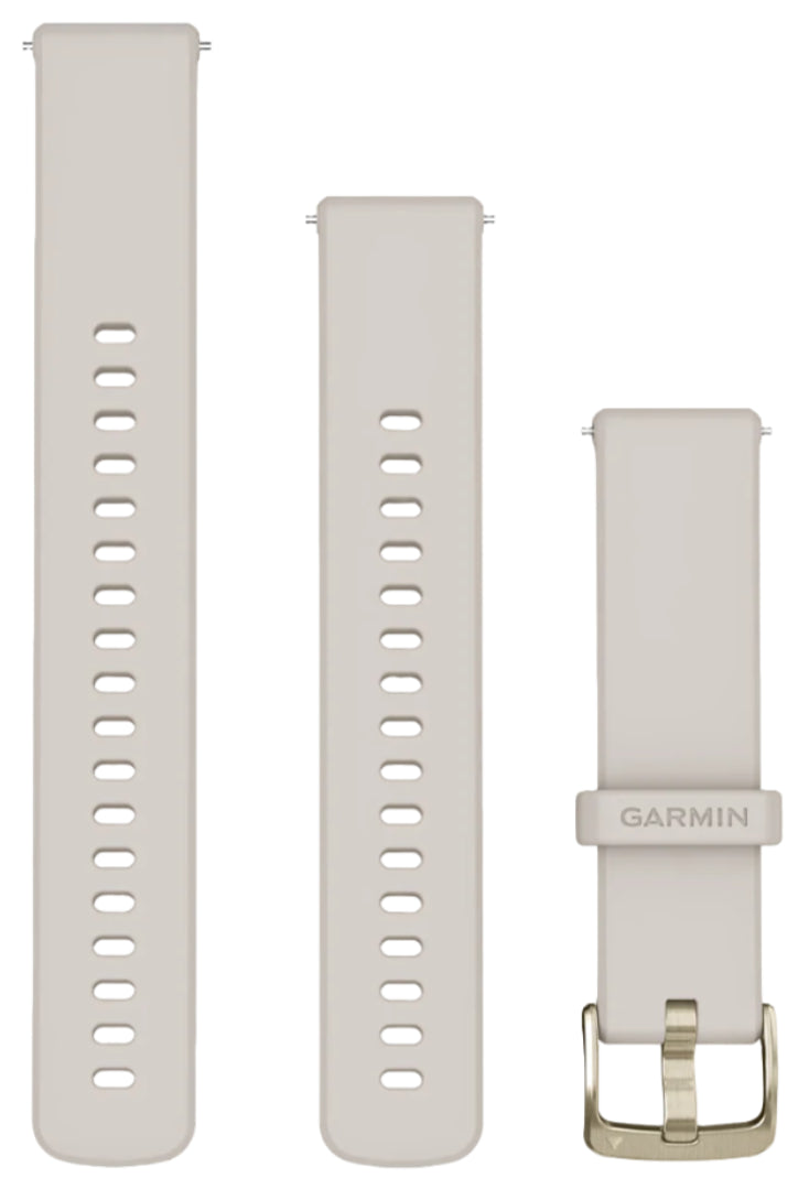 Garmin Quick Release Bands, Ivory with soft gold hardware