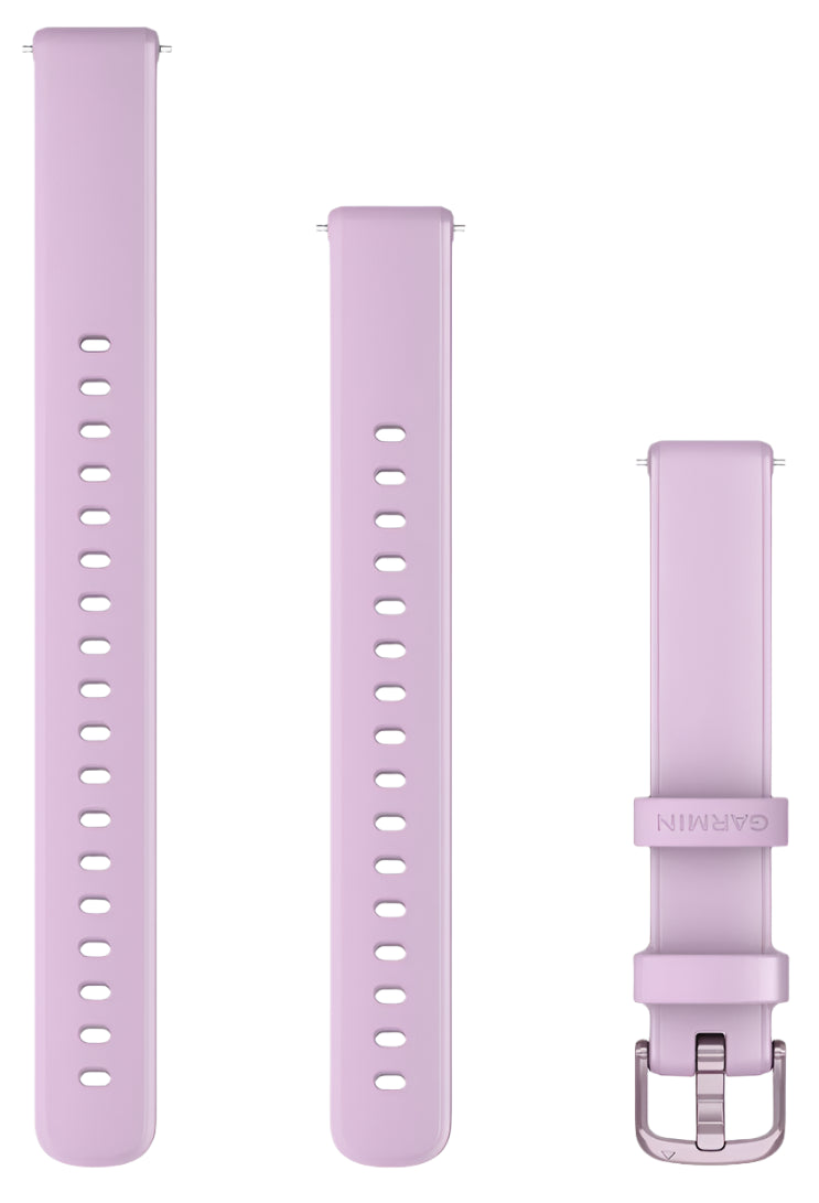 Garmin Lily 2 Bands 14mm, Lilac silicone with lilac hardware