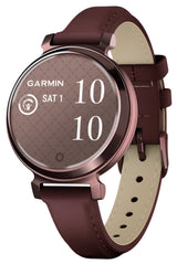 Garmin Lily 2 Classic, Dark Bronze with Mulberry Leather Band
