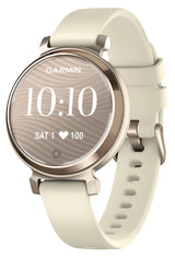 Garmin Lily 2, Cream Gold with Coconut Silicone Band