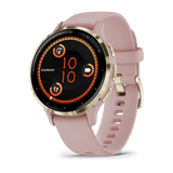 Garmin Venu® 3S, Soft Gold Stainless Steel Bezel with Dust Rose Case