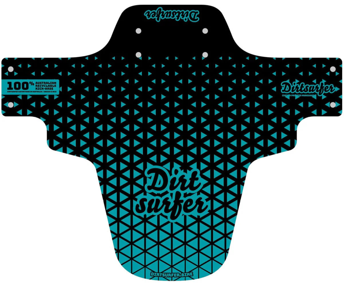 Dirtsurfer Mudguard - Speedgrid Turquoise