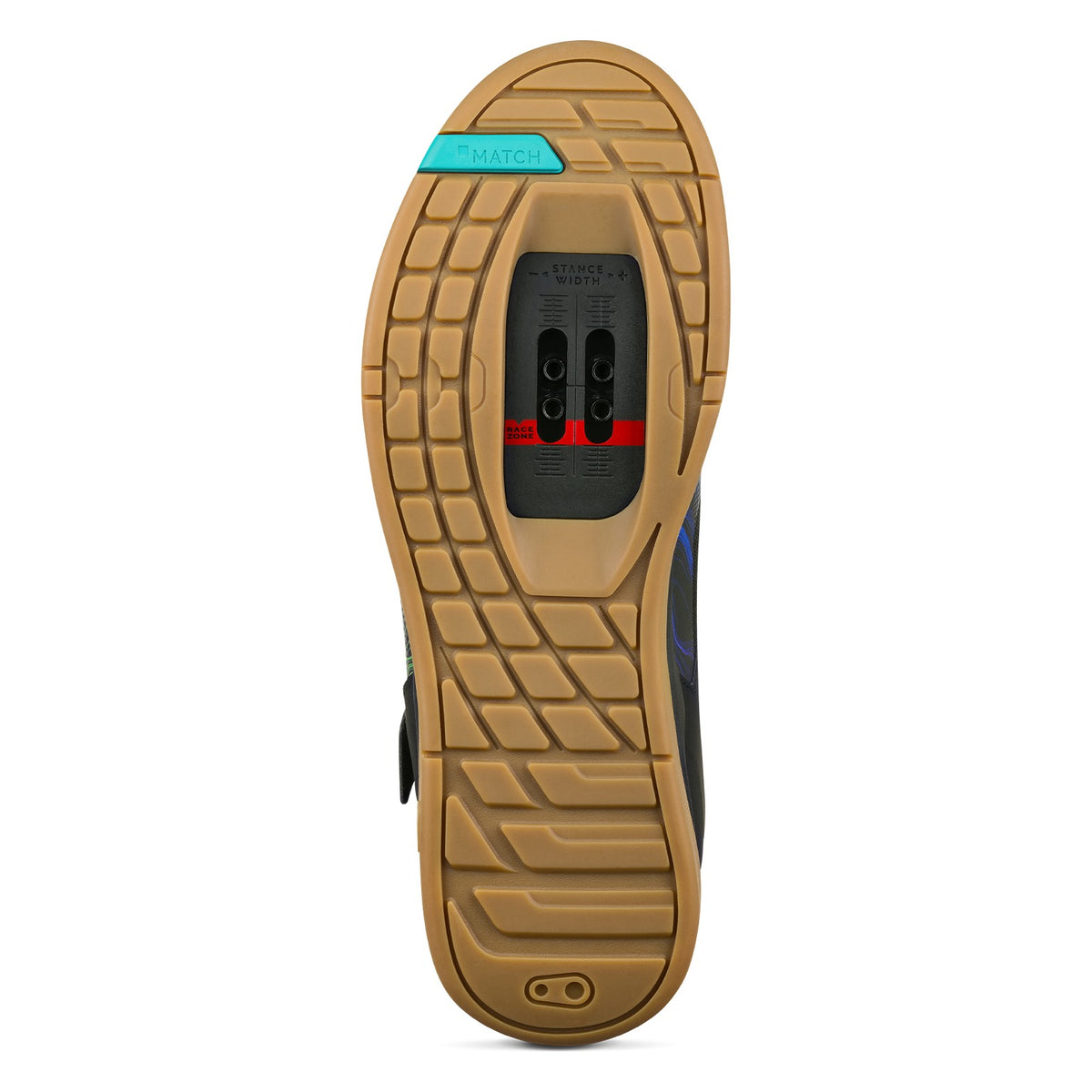 Crank Brothers Mallet BOA Clip-In Shoes - Black / Blue Swirl