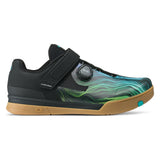 Crank Brothers Mallet BOA Clip-In Shoes - Black / Blue Swirl