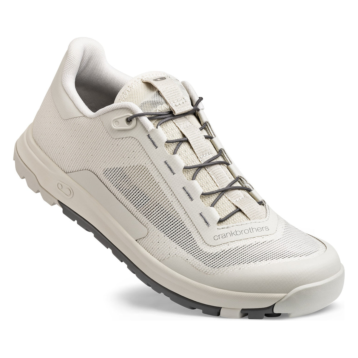 Crank Brothers Stamp Trail Vent Speedlace Flat Shoes - Bone / Grey