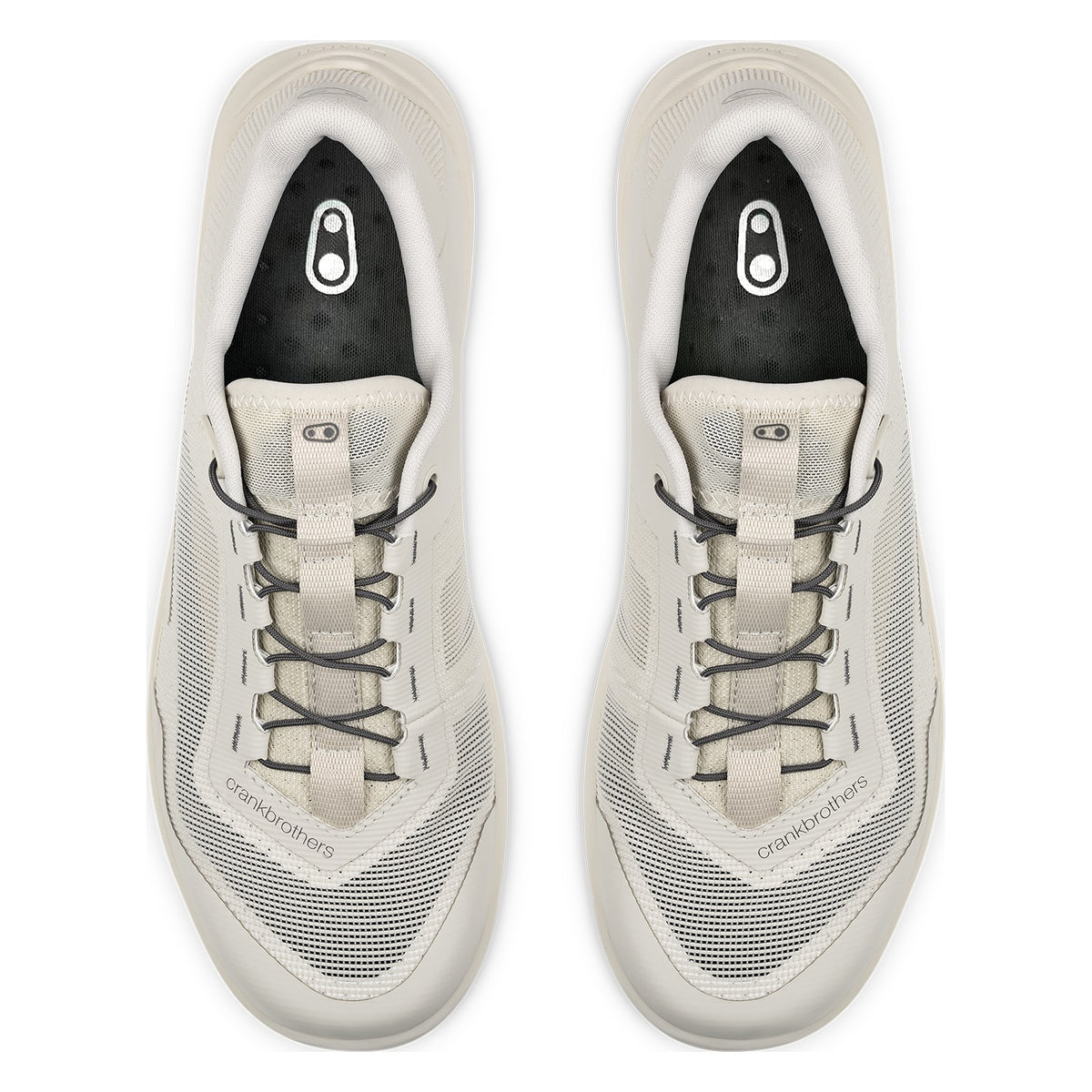 Crank Brothers Stamp Trail Vent Speedlace Flat Shoes - Bone / Grey