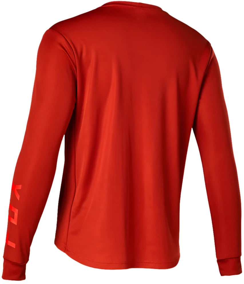 Fox YOUTH RANGER LS JERSEY - Red BACK
