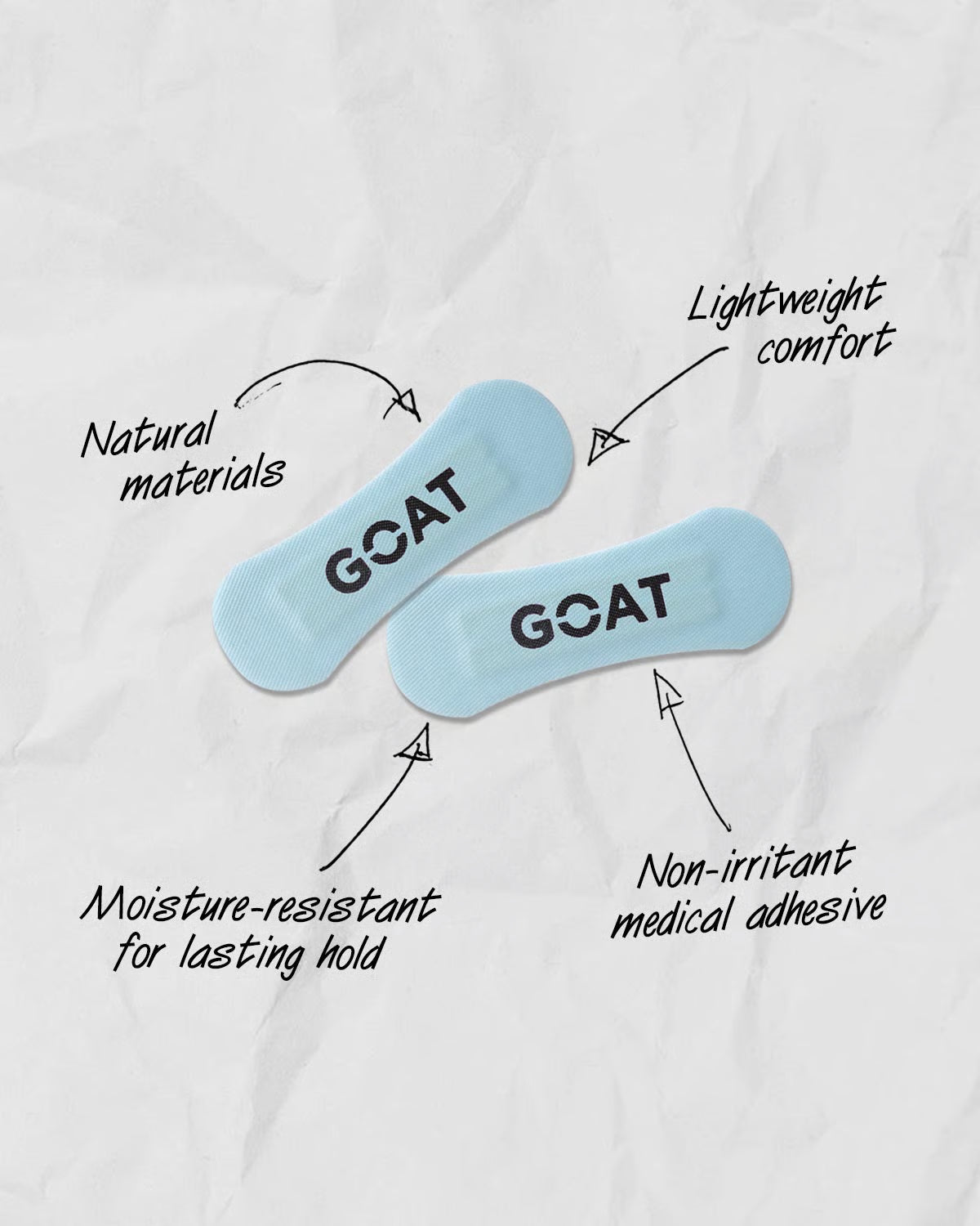 GOAT Small Blue Nose Strips