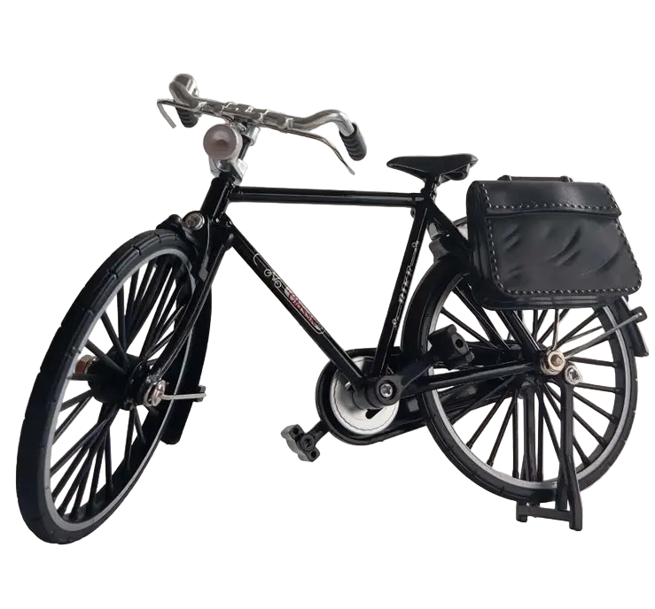 52pcs Alloy DIY Miniature Bicycle Model Kit Gift Set - Black [Limited Edition]