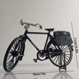 52pcs Alloy DIY Miniature Bicycle Model Kit Gift Set - Black [Limited Edition]