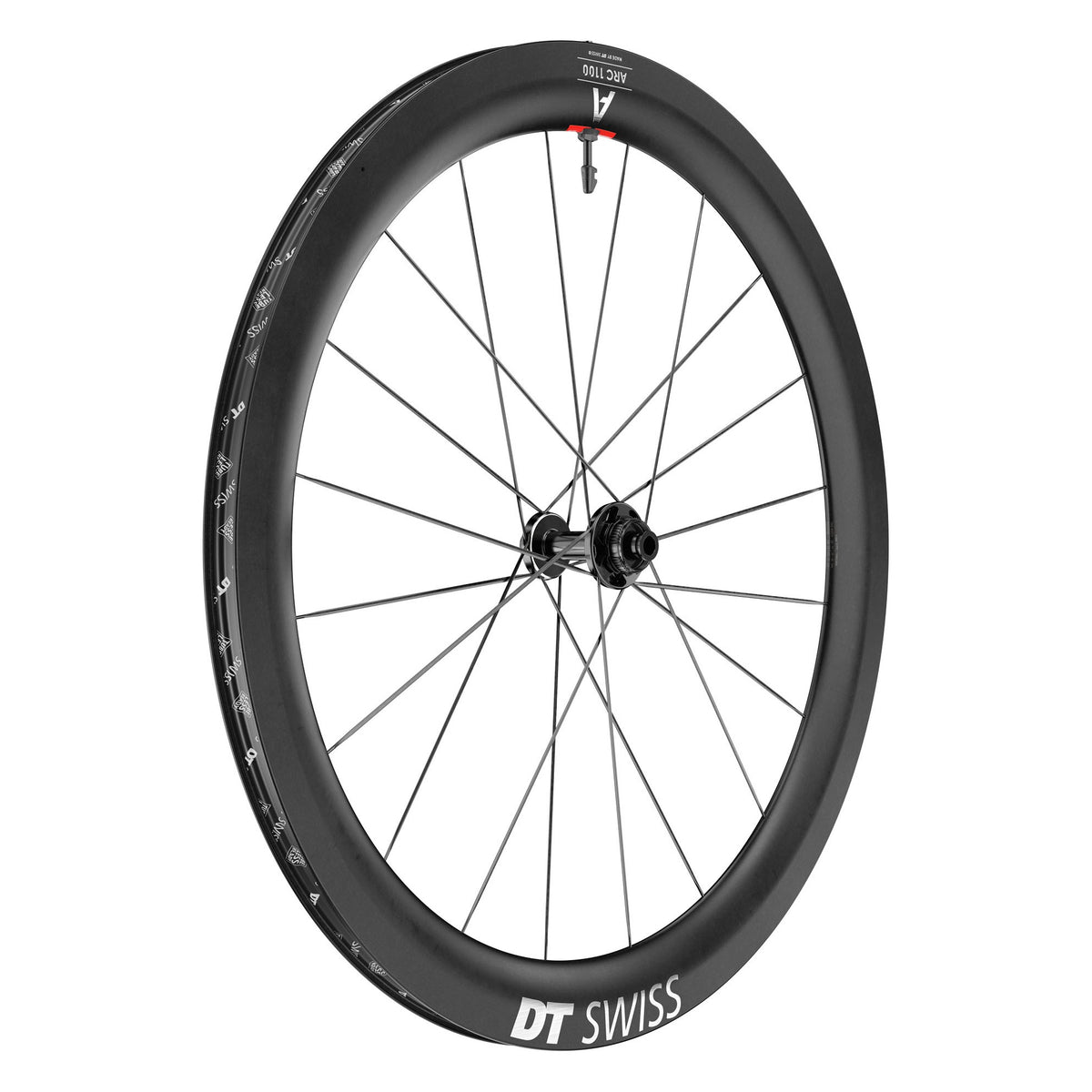 DT Swiss ARC 1100 Dicut 55 Carbon Road Front Wheel 700c Centrelock with Tyre (WTS)