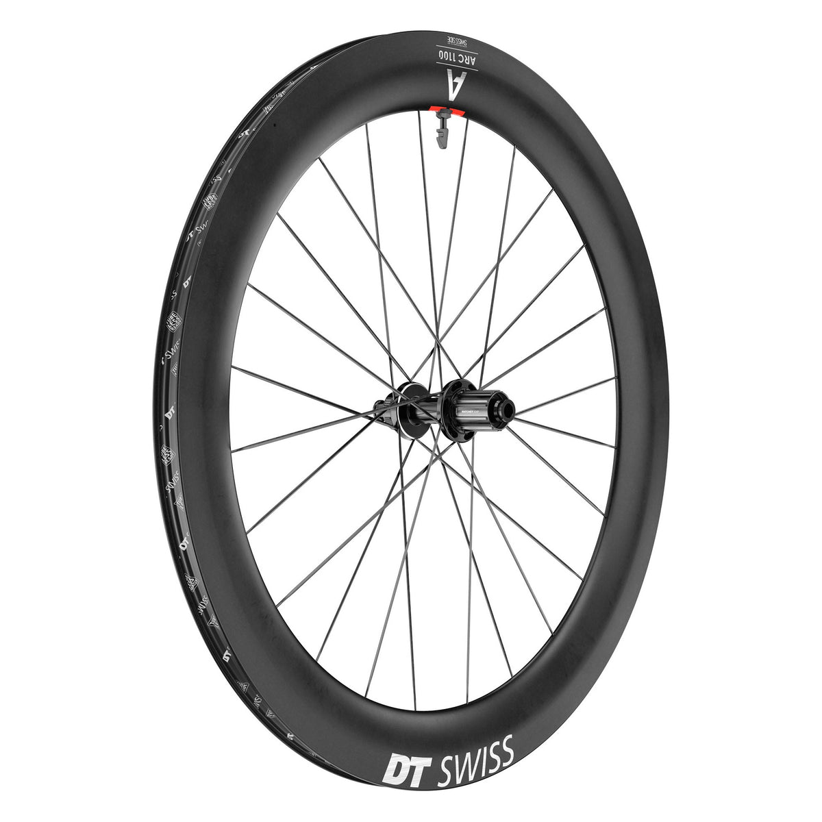 DT Swiss ARC 1100 Dicut 65 Carbon Road Rear Wheel 700c 12x142 Centrelock Shimano Road 11-Speed with Tyre (WTS)