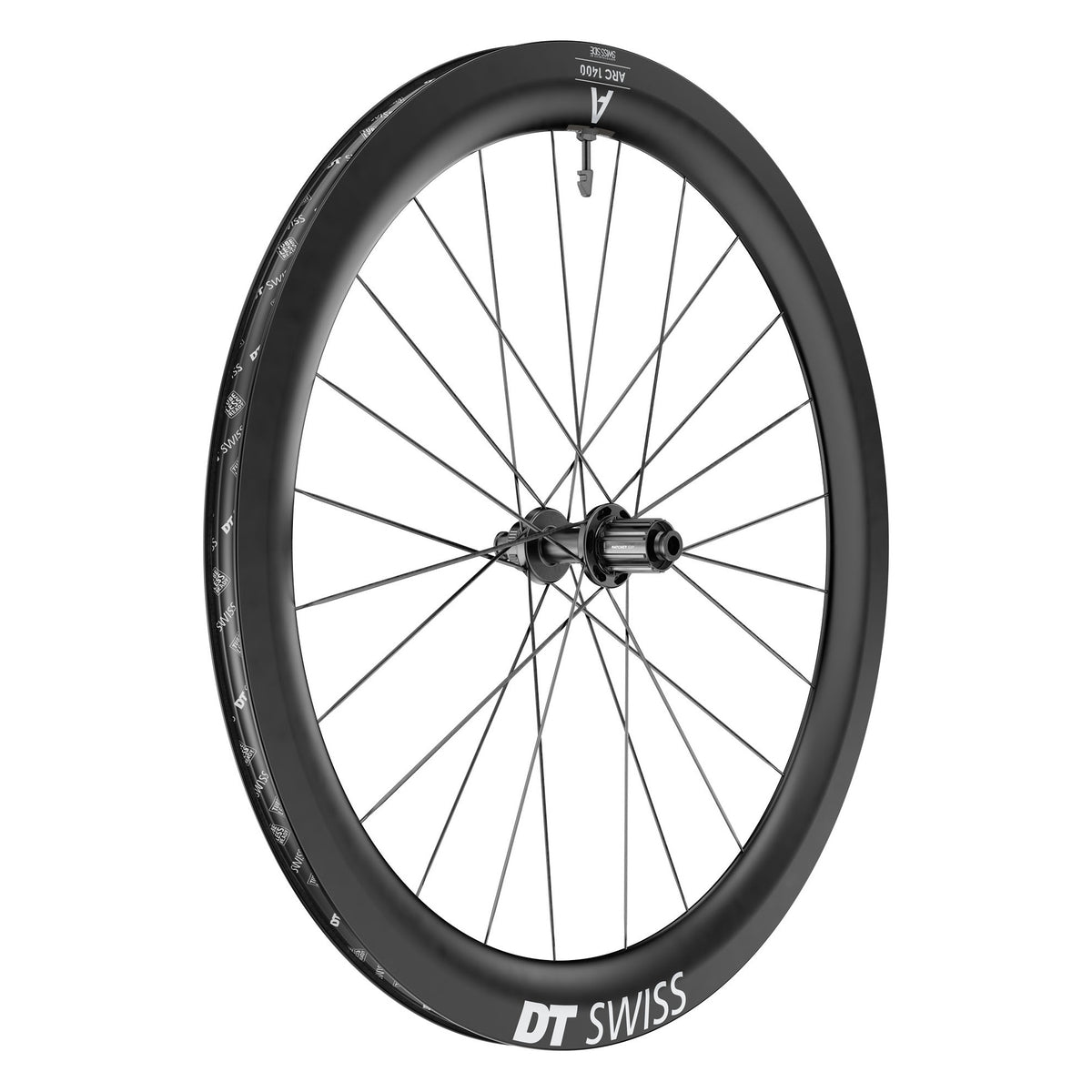 DT Swiss ARC 1400 Dicut 55 Carbon Road Rear Wheel 700c 12x142 Centrelock Shimano Road 11-Speed with Tyre (WTS)