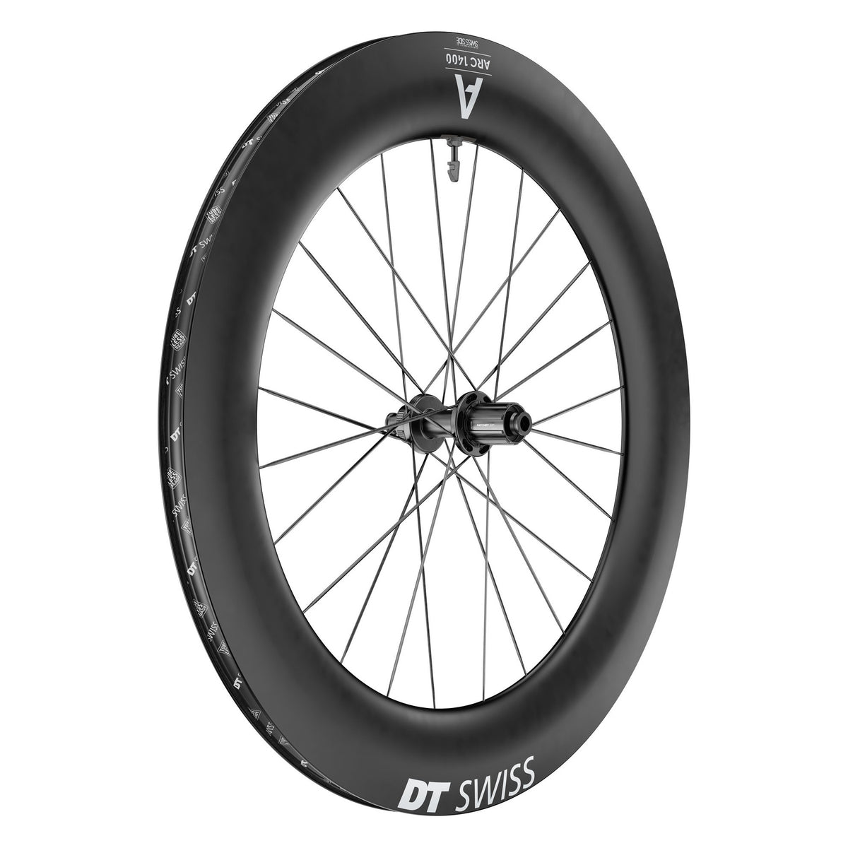 DT Swiss ARC 1400 Dicut 85 Carbon Road Rear Wheel 700c 12x142 Centrelock Shimano Road 11-Speed with Tyre (WTS)