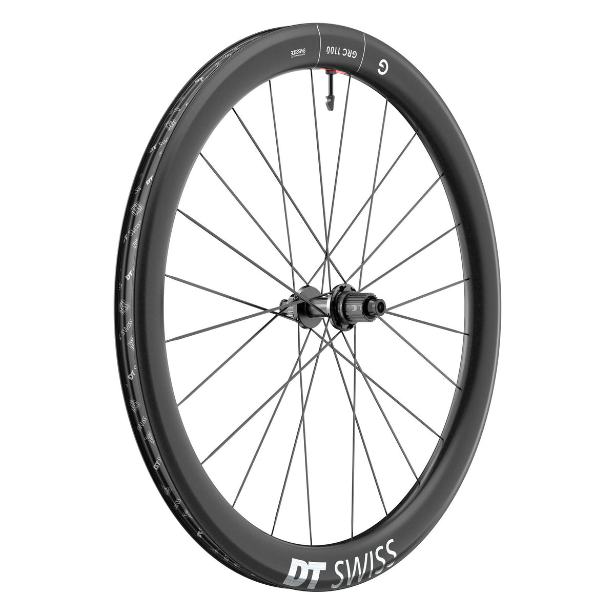 DT Swiss GRC 1100 Dicut 50 Carbon Gravel Rear Wheel 700c 12x142 Centrelock Shimano Road 12-Speed