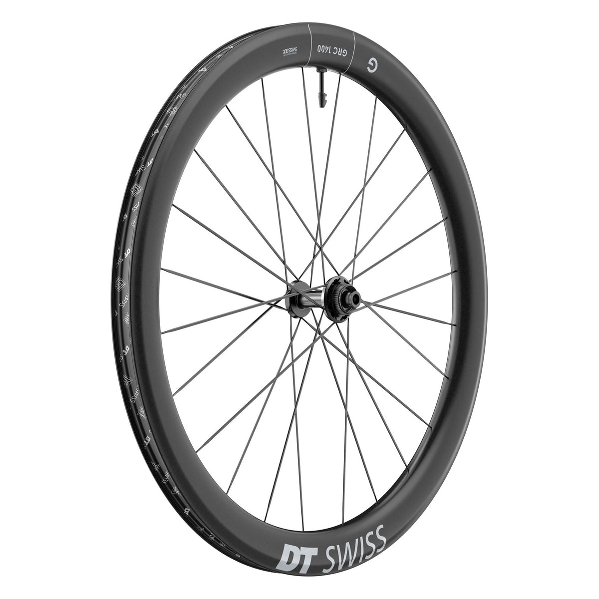 DT Swiss GRC 1400 Spline 50 Carbon Gravel Front Wheel 700c Centrelock