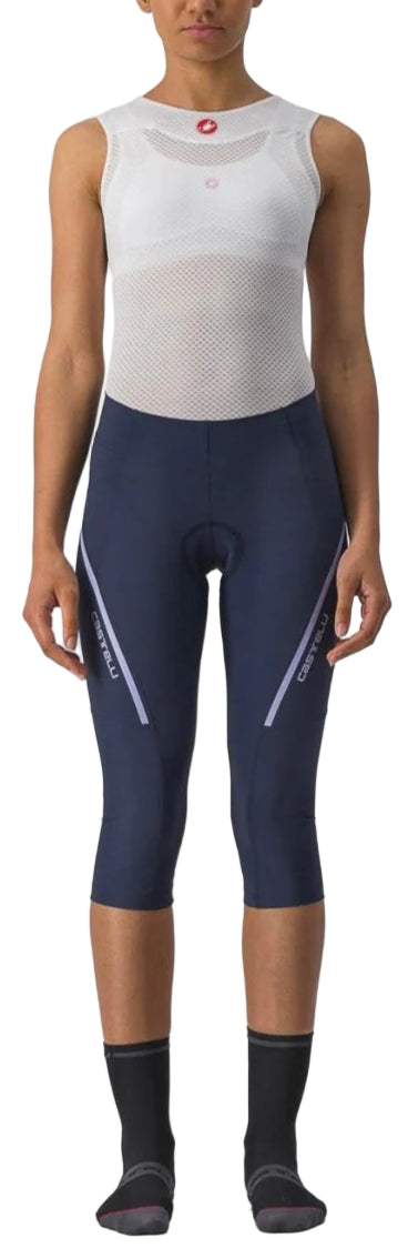 CASTELLI VELOCISSIMA KNICKER BELGIAN BLUE/VIOLET MIST FRONT FACING MODEL