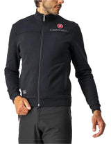 CASTELLI MILANO TRACK JACKET BLACK FRONT